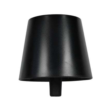 Flessenlamp Zwart – LED 27 SMD, 3000K, Aanraakdimmen, USB-C Oplaadbaar