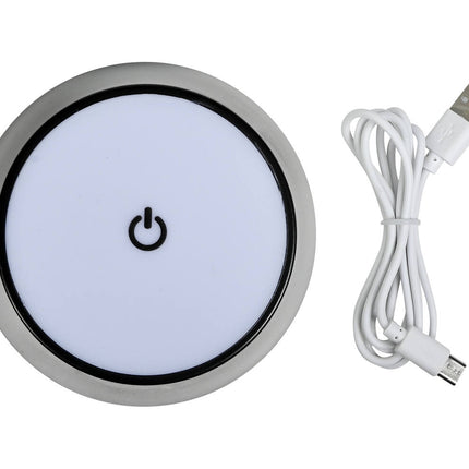 Flessenlamp Zwart – LED 27 SMD, 3000K, Aanraakdimmen, USB-C Oplaadbaar