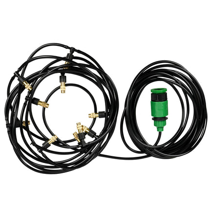 Waternevel Koelsysteem 34-delig - 10m Slang, 10 Mistsproeiers, Terras