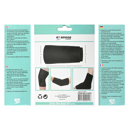 Hot cold pack voor elleboog en knie – Koudetherapie leg de gel pack voor gebruik