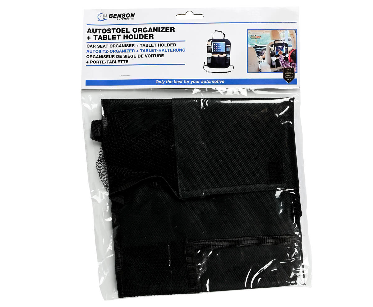 Autostoel Organizer 55x44cm met Tablet Houder voor Ritten