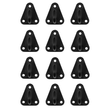 Aanhangwagen Haak Set 12 dlg - 43x37mm Kunststof, Incl. 36 Schroeven
