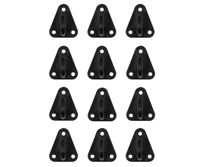 Aanhangwagen Haak Set 12 dlg - 43x37mm Kunststof, Incl. 36 Schroeven