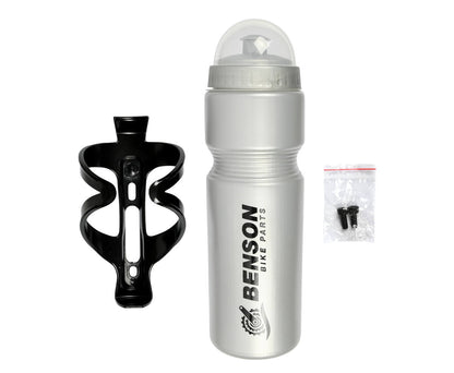 750ml Fiets Bidon + Houder, Inclusief Schroeven, BPA-vrij Plastic