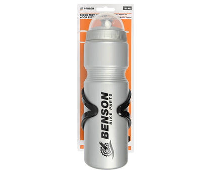 750ml Fiets Bidon + Houder, Inclusief Schroeven, BPA-vrij Plastic