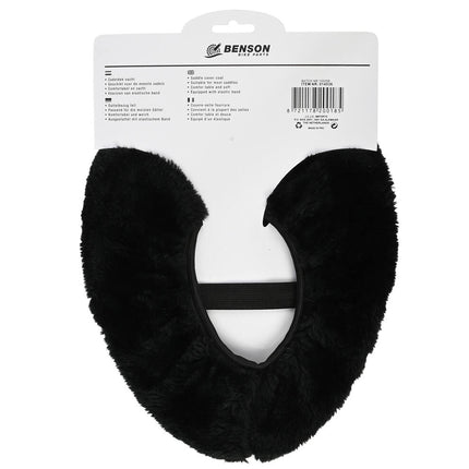 Zwart Zacht Zadeldek: Universele Pasvorm, Elastische Bevestiging