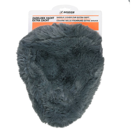 Extra Zacht Grijs Zadeldek Vacht, Past Op Meeste Zadels, Elastische Band