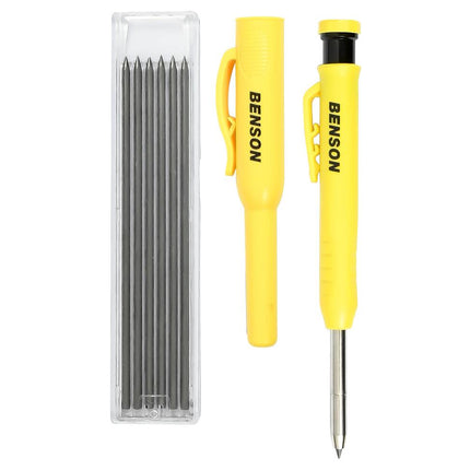 Markeerpotlood 2B, 4cm diep, 2.8mm punt, incl. houder en slijper