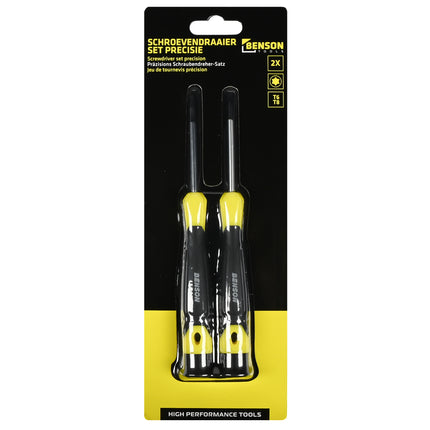 Schroevendraaier set precisie 2 dlg torx – maat T6, T8