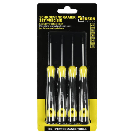 Schroevendraaier set precisie 4 dlg – maat PHOO X 50, PHO X 50, T6, T8