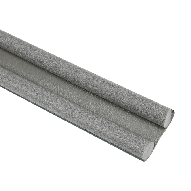 Tochtrol dubbel 95 cm grijs – Max. deurdikte 50 mm, Lengte 95 cm, Diameter rol 2,8 cm