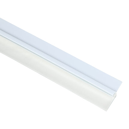 Tochtstrip rubber 100 cm wit – Toepassing voor op onderzijde van deuren, Lengte 100 cm