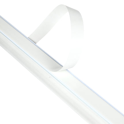 Tochtstrip rubber 100 cm wit – Toepassing voor op onderzijde van deuren, Lengte 100 cm
