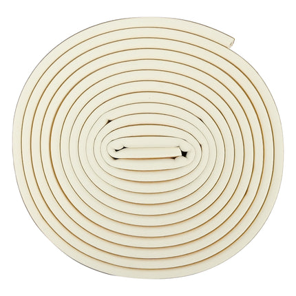 Tochtstrip rubber D-profiel 2 x 3 m wit – Profiel D, Afmetingen 3 m x 9 mm x 4 mm