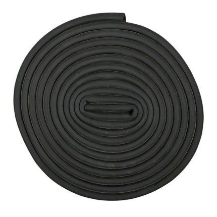 Tochtstrip rubber D-profiel 2 x 3 m zwart – Profiel D, Afmetingen 3 m x 9 mm x 4 mm