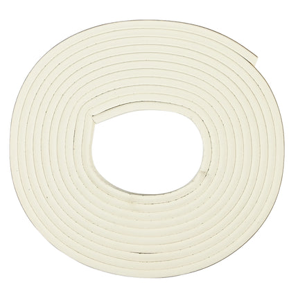 Tochtstrip rubber E-profiel 2 x 3 m wit – Profiel E, Afmetingen 3 m x 9 mm x 4 mm