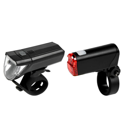 LED Fietslamp Set: 30 Lux, IPX4, AAA Batterijen, Veiligheid & Zichtbaarheid