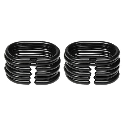 Douchegordijn ringen 12 dlg zwart – Aantal 12 ophanghaken, Afmeting 5,8 x 4 x 0,5
