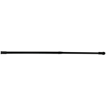 Douchegordijnstang 77,5 - 135 cm zwart