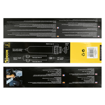 Olie- en vloeistofpomp 500 ml – Inhoud 500 CC, Max. vloeistof temperatuur 60ºC / 140ºF