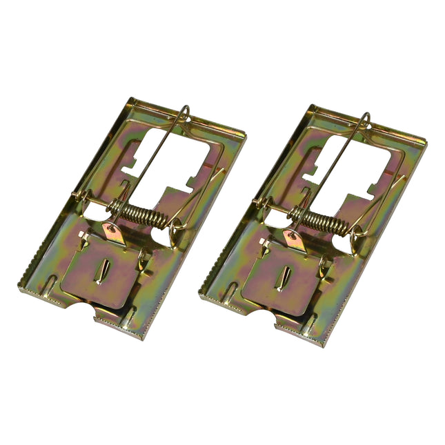 Muizenval metaal 2 dlg – Afmetingen 11,5 x 6,1 x 2 cm, 2 cm