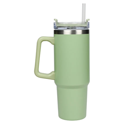 Thermosbeker 900 ml groen – Hoogte 24,5 cm, Diameter ø 8,9 - 7,2 cm, Inhoud 900 ml