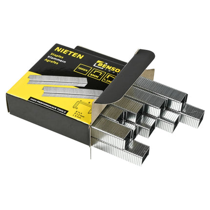 Nieten 8 mm x 1,2 mm - 1000 stuks voor textiel en decoratie.