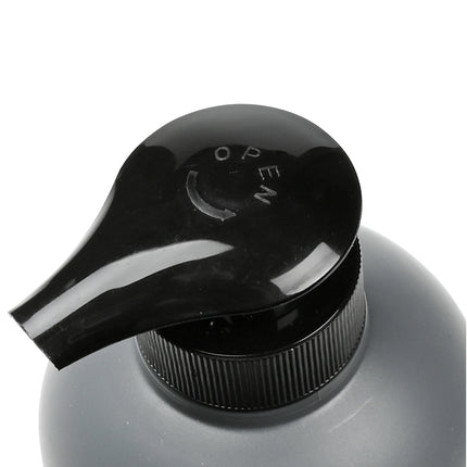 Badkamerset grijs 3 dlg – Inhoud zeepdispender 350 ml, 350 ml