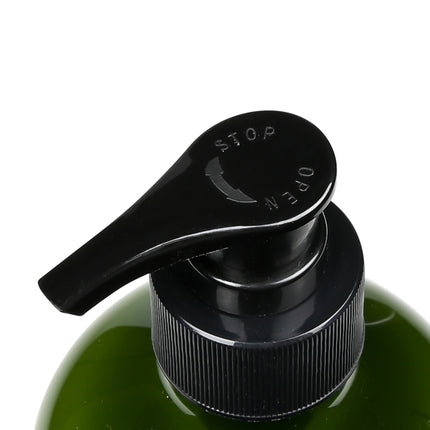 Zeepdispenser groen – Inhoud 500 ml, Diameter ø 7 cm, Hoogte 19 cm, 500 ml, 7 cm