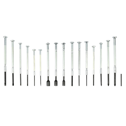Schroevendraaier set precisie 16 dlg – 4 x PH (+) 0, 0.2, 1.1 en 1.2