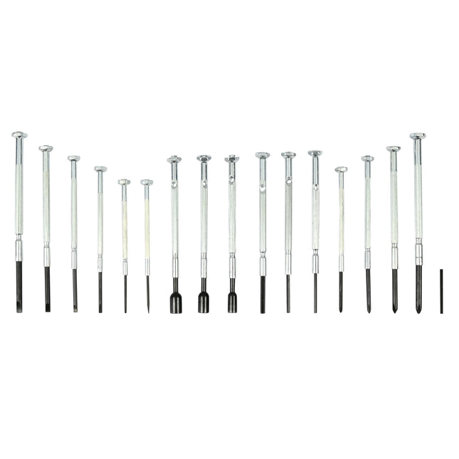 Schroevendraaier set precisie 16 dlg – 4 x PH (+) 0, 0.2, 1.1 en 1.2