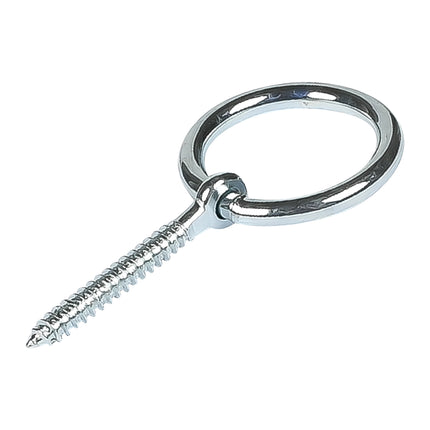 Oogschroef Ø 5 mm – Maat ring Ø5 mm, Binnen diameter ring 26 mm, Lengte schroef 40 mm