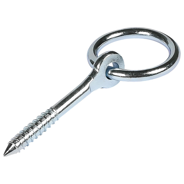 Oogschroef Ø 8 mm – Maat ring Ø8 mm, Binnen diameter ring 26 mm, Lengte schroef 60 mm