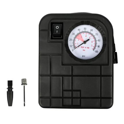 Compressor 12V 100 psi compact – Spanning DC12V, Cilinderdiameter 16 mm, Snoerlengte 2,5 m