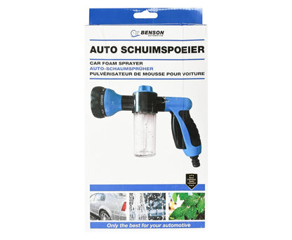 Auto Schuimsproeier 8-in-1, 100ml, 8 sproeipatronen, voor auto & tuin.