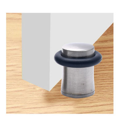 Deurstopper mini Zilver – Diameter 26.5 mm, Hoogte 27.5 mm, 26.5 mm, 27.5 mm