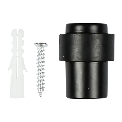 Deurstopper zwart – Diameter 30 mm, Hoogte 40 mm, 30 mm, 40 mm
