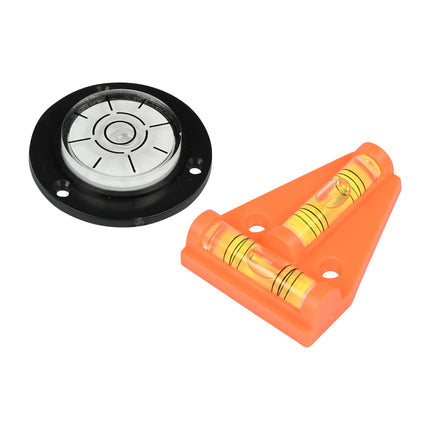 Waterpas leveler set 2 dlg – Materiaal Kunststof, Afmetingen 43 x 58 mm, 58 mm