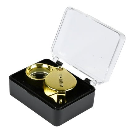 Loupe diamantair goud – Lens ø 18 mm, Vergroting 10x, 18 mm