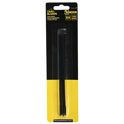Zaagbladen 165 mm 5 dlg – Voor alle junior zaagbeugels