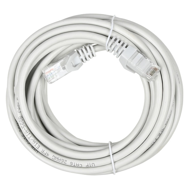 UTP CAT6 kabel 5 mtr – Kleur Lichtgrijs 1C, Kabellengte 5 m, Kabel diameter 5,3 mm