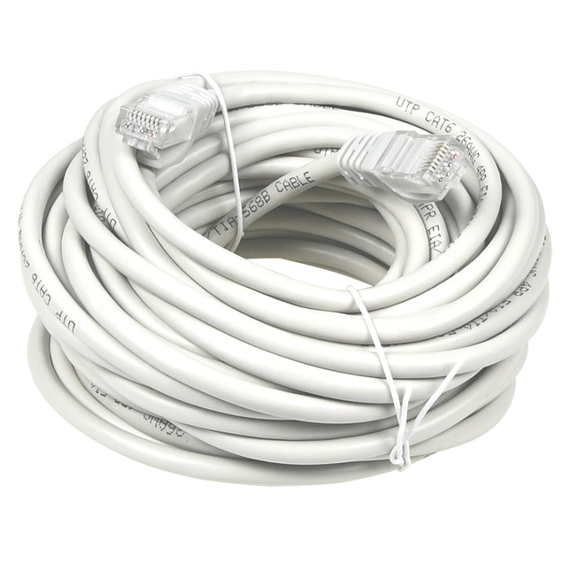UTP CAT6 kabel 10 mtr – Kleur Lichtgrijs 1C, Kabellengte 10 m, Kabel diameter 5,3 mm