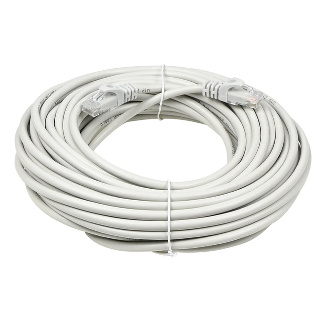 UTP CAT6 kabel 15 mtr – Kleur Lichtgrijs 1C, Kabellengte 15 m, Kabel diameter 5,3 mm