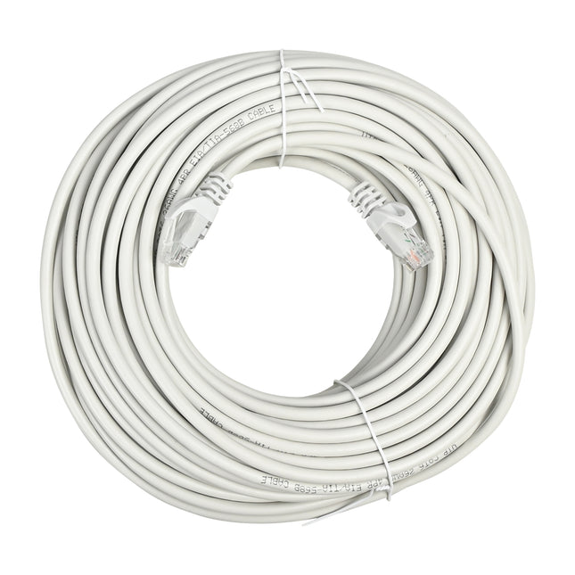 UTP CAT6 kabel 30 mtr – Kleur Lichtgrijs 1C, Kabellengte 30 m, Kabel diameter 5,3 mm