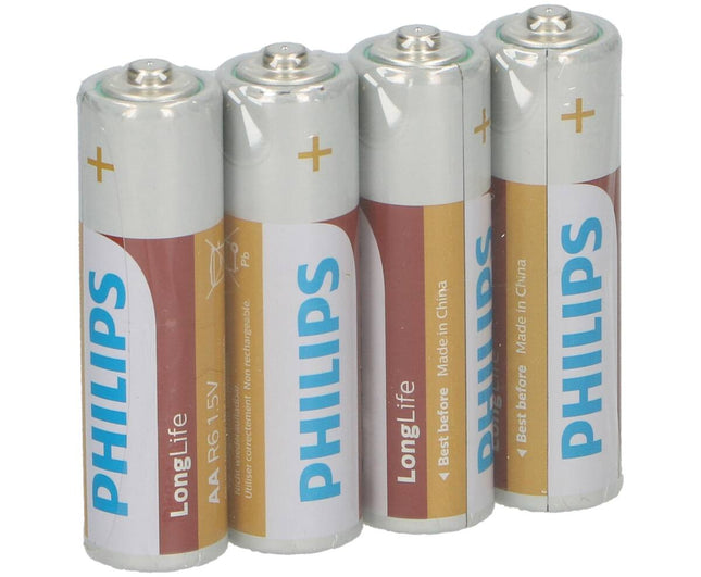 Philips AA Batterijen 4-Pack - Ideaal voor Speelgoed & Elektronica