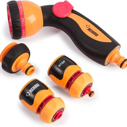 Rehau Tuinslangset Rood 25m, 5-delig, max 30 bar, tuinirrigatie.