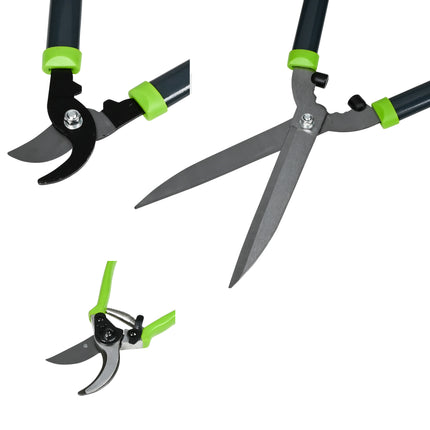 Snoeischaren set 3 dlg – Toepassing knippen van verse takken, Snijdiameter Ø 20 mm