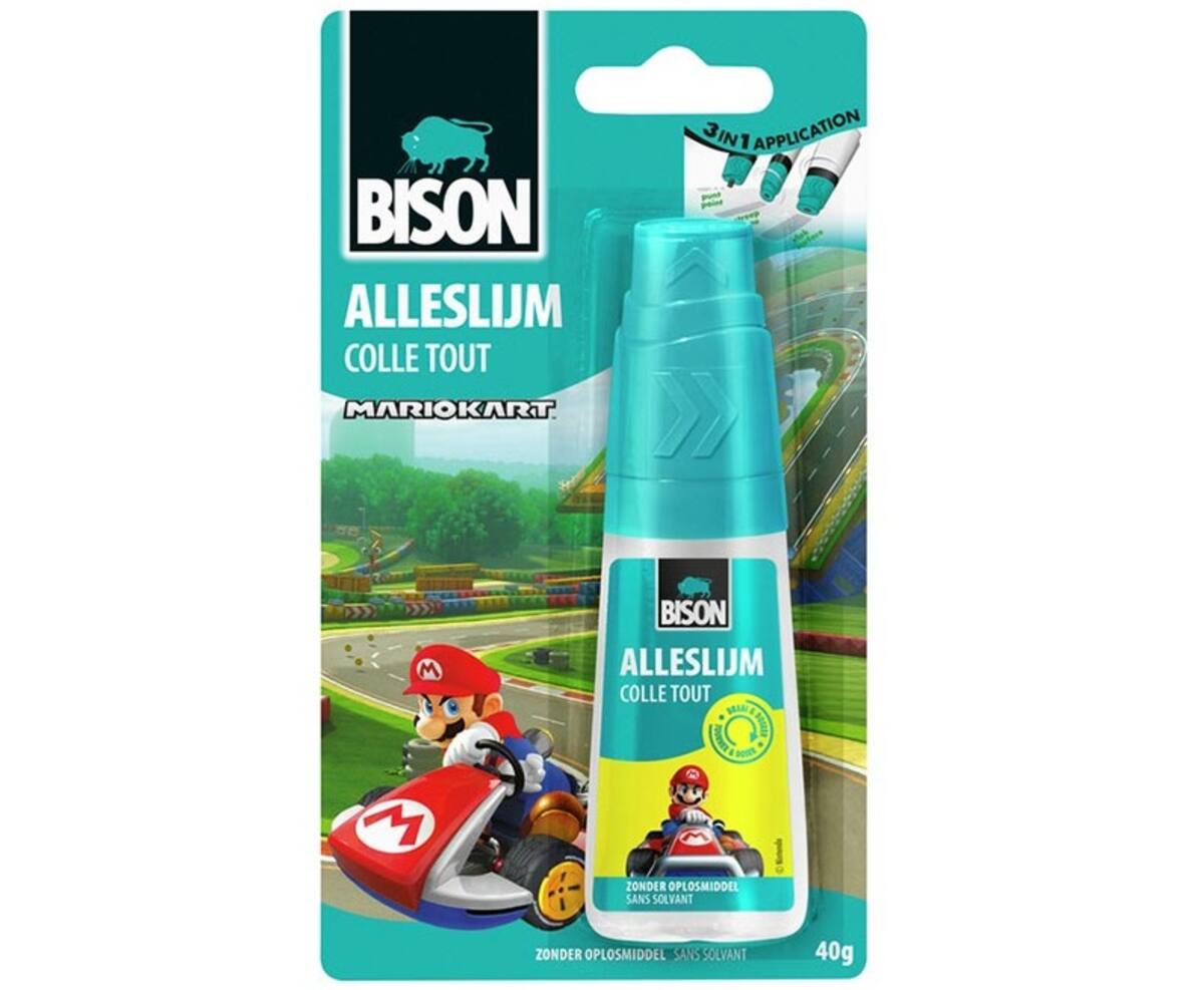Bison Alleslijm 40gr - Sterke hechting voor hout, glas, metaal & meer