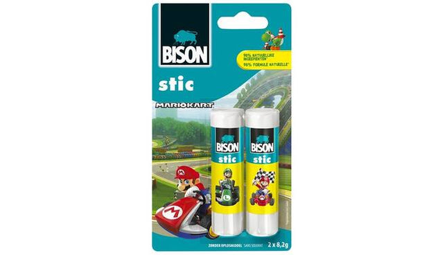 Bison Lijmstift 2x8,2g - Perfect voor Papier- en Kartonverlijming