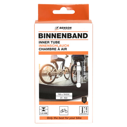 Binnenband 700 x 19/23C butyl